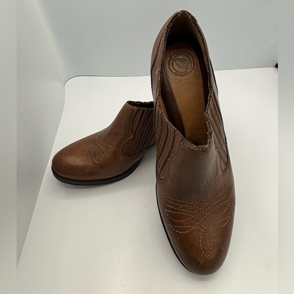 New Nurture Brown Heeled Booties size 8 1/2 - Picture 5 of 6